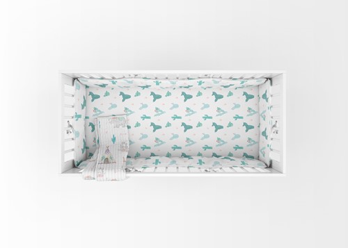 Cactus Field Bumper (%100 Cotton)