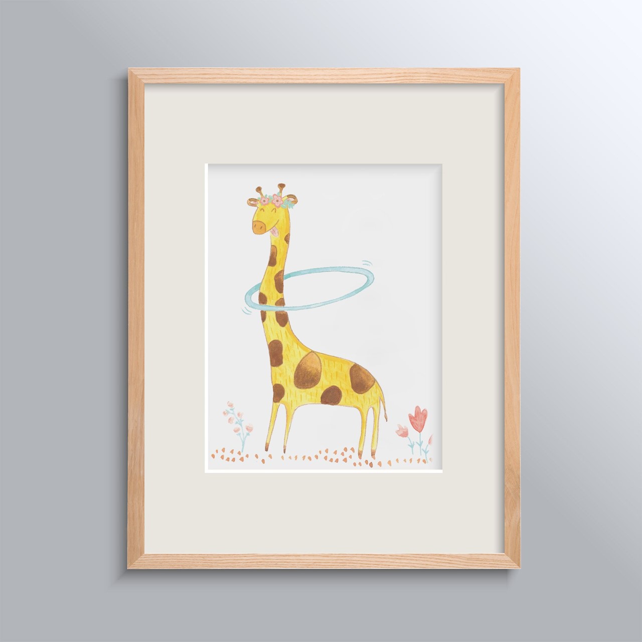 Picture of Miss Giraffe Poster