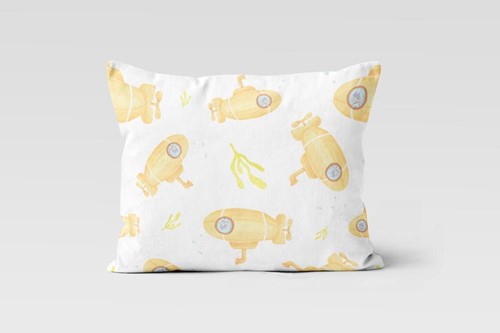 Yellow Submarine Pillow Case