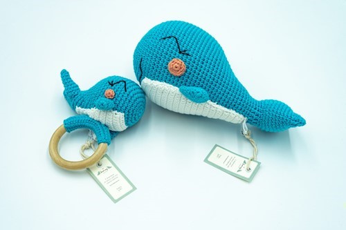 Miss Whale Sleeping Buddy (Organic)