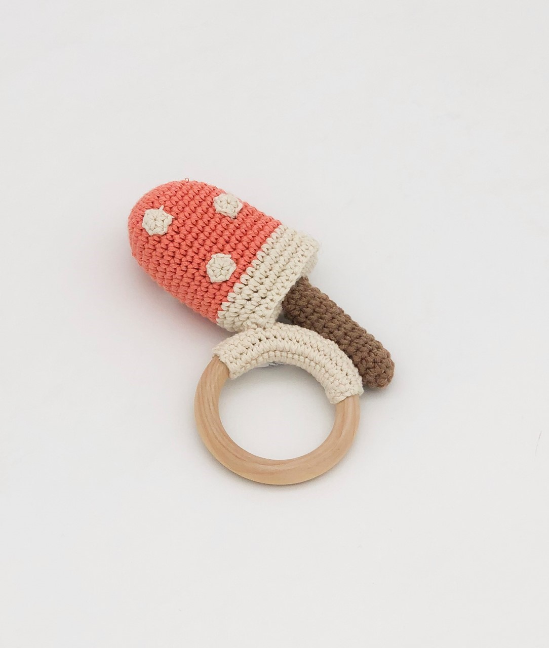 Picture of Pink-Cream Teething Toy (Organic)