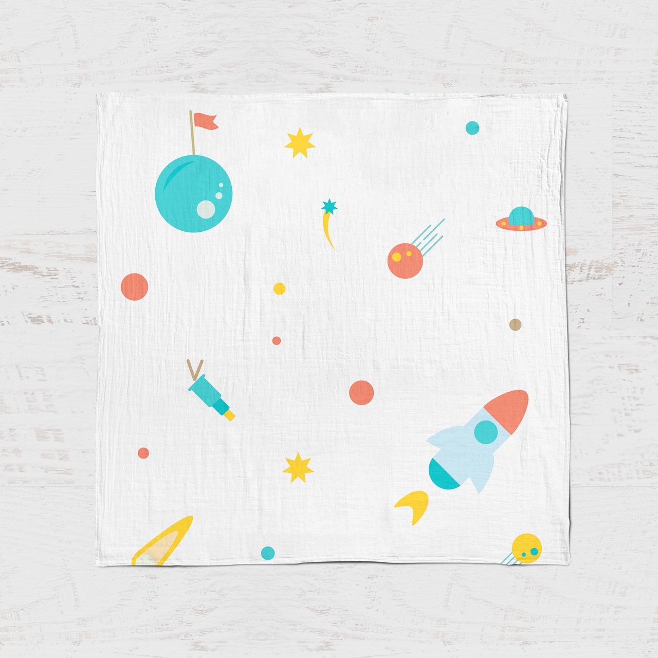 Picture of To The Moon and Back %100 Organic Muslin