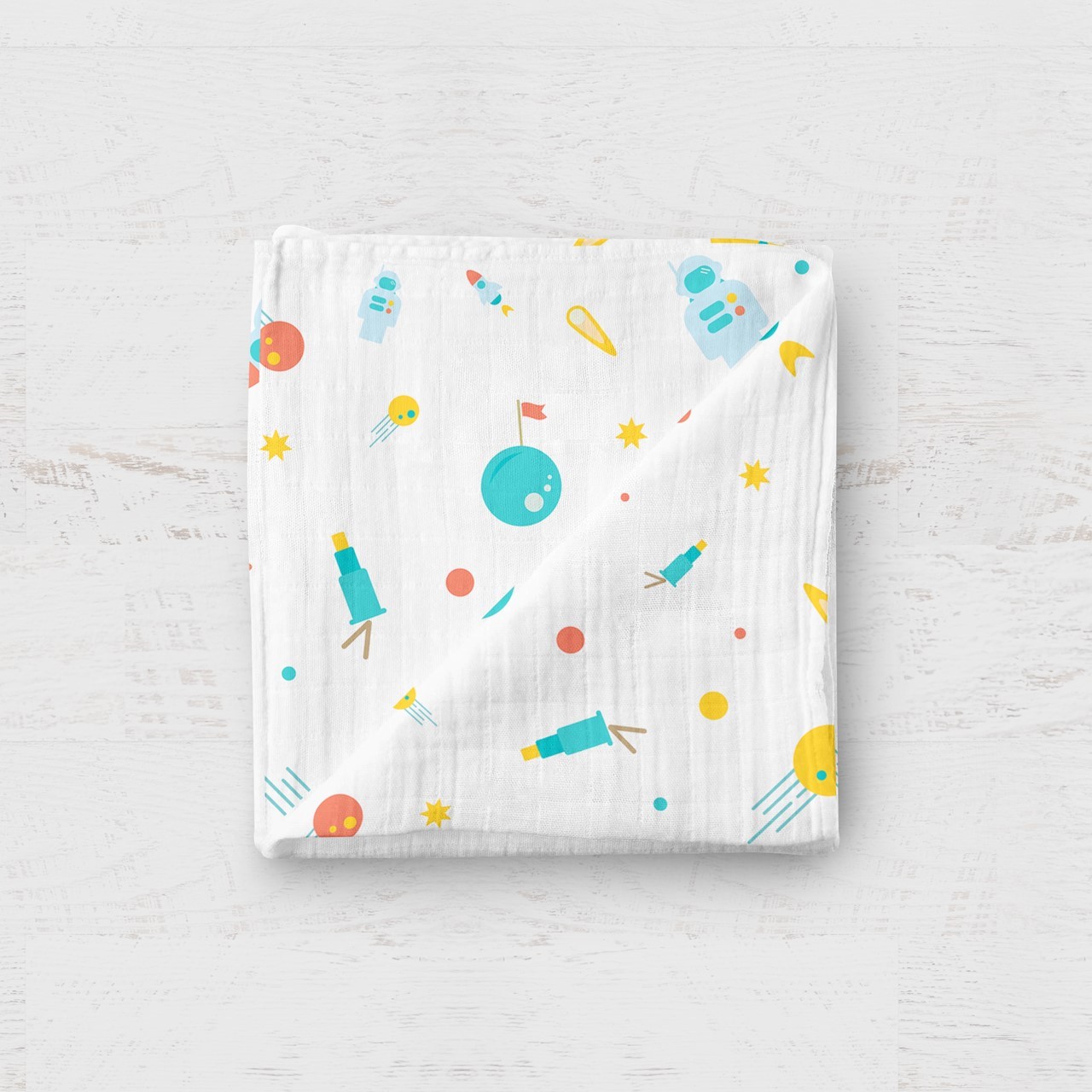 Picture of To The Moon and Back %100 Organic Muslin