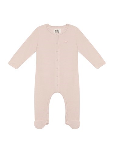 BOTG x ANTEBIES ORGANIC VELVET ROMPER - PINK VELVET