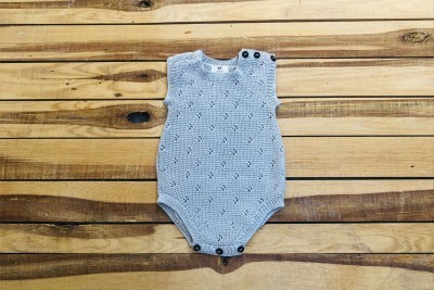 OVERALL SOGUT DESIGN GRAY COLOR (0-6 MONTHS)