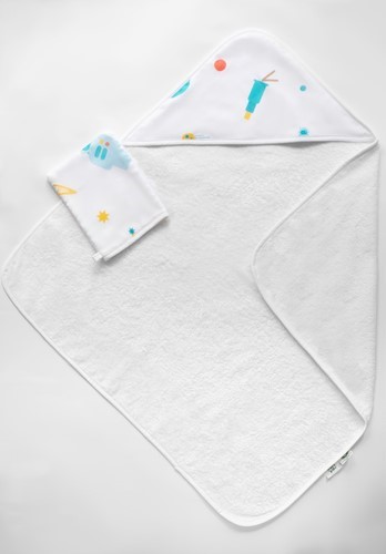 3X ORGANIC BABY TOWEL - To The Moon and Back