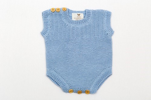  OVERALL YELKI DESIGN BLUE COLOR (0-6 MONTHS)