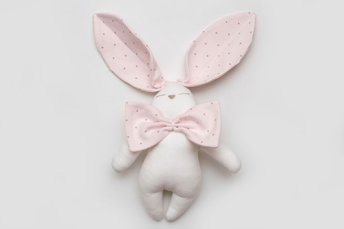  CHARLOTTE DESIGN ROSA BUNNY %100 ORGANIC SLEEPING TOY