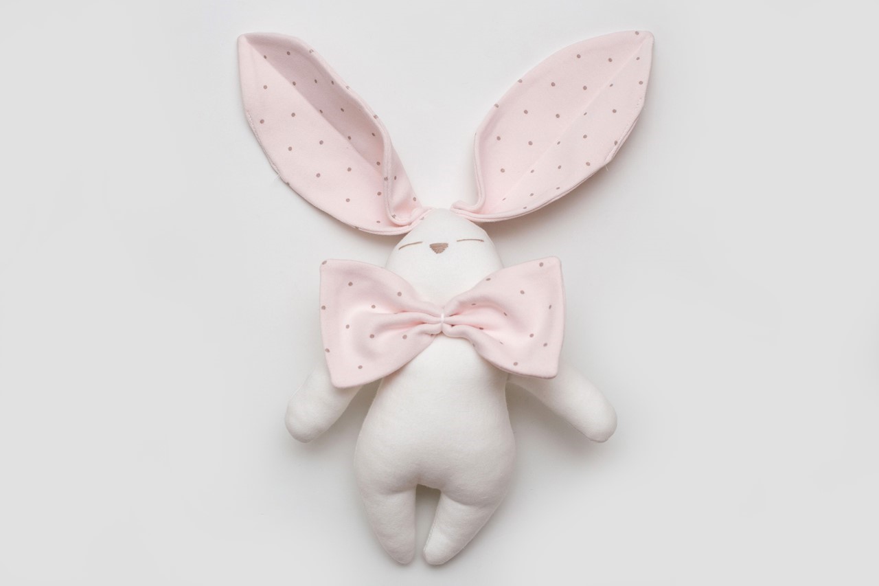 Picture of  CHARLOTTE DESIGN ROSA BUNNY %100 ORGANIC SLEEPING TOY