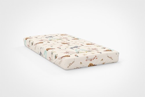 Flamingo Team 100% Organic Fitted Sheet - Big Size